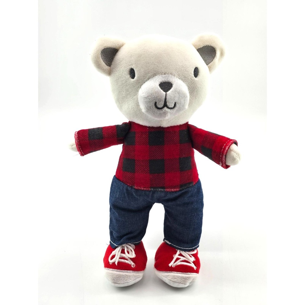 Baby Gear Cutie Pie Teddy Bear Plush Red Buffalo Plaid 2018 Replacement Lovey